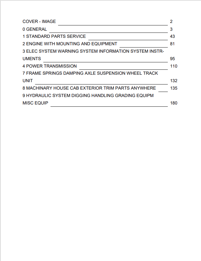 Volvo 6300 BM Wheel Loader Service Schematic Manual - PDF File