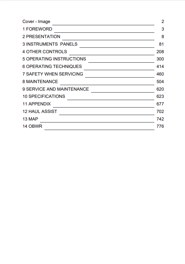 Volvo A25G Articulated Haulers (Art) Operator Manual - PDF File