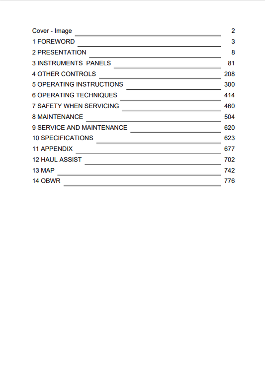 Volvo A25G Articulated Haulers (Art) Operator Manual - PDF File
