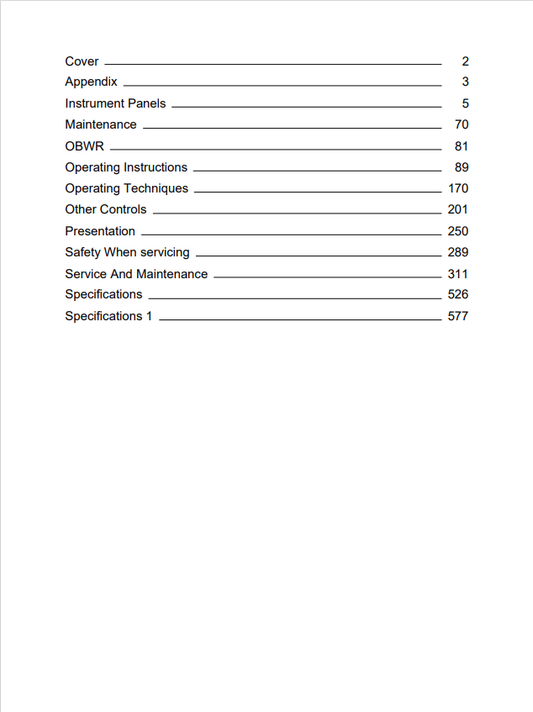 Volvo A30F Articulated Hauler (Art) Operator Manual Sn 12001-99999 - PDF File