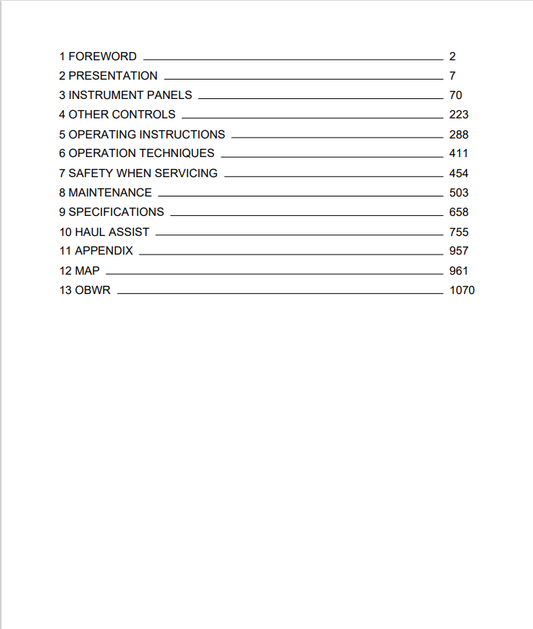 Volvo A60H Articulated Hauler Operator Manual - PDF File