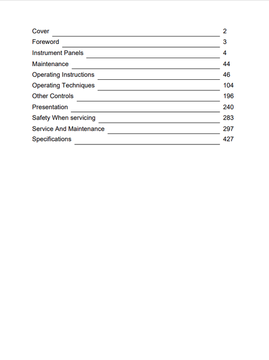 Volvo BL60B Backhoe Loader Operator Manual - PDF File