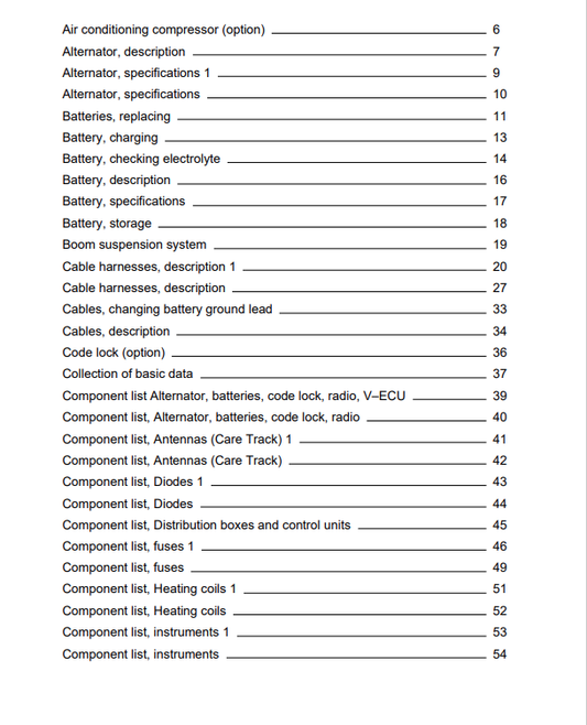 Volvo BL61 Plus Backhoe Loader Electrical And Hydraulic Schematic Manual - PDF File