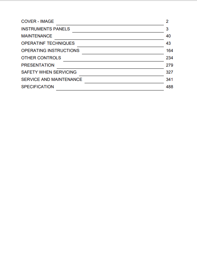 Volvo BL71, Plus Backhoe Loader Operator Manual - PDF File