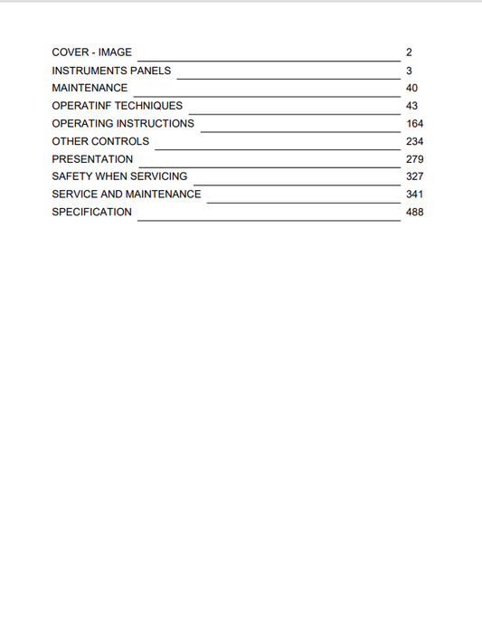 Volvo BL71, Plus Backhoe Loader Operator Manual - PDF File
