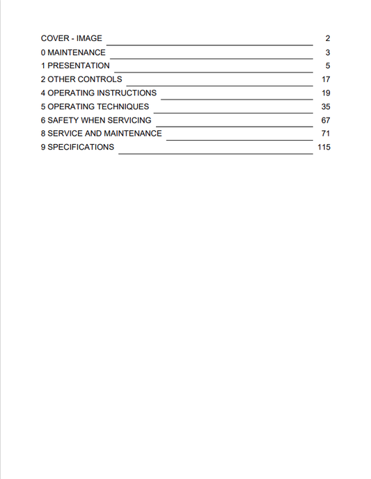 Volvo BL71 Plus Backhoe Loader Operator Manual - PDF File