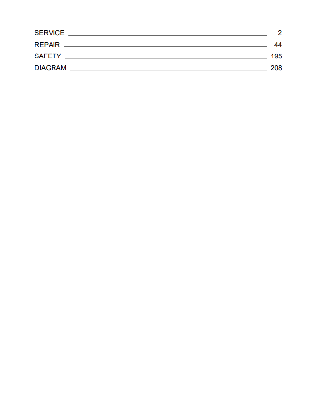 Volvo EC14, EC13 XTV Compact Excavator Workshop Service Repair Manual - PDF File