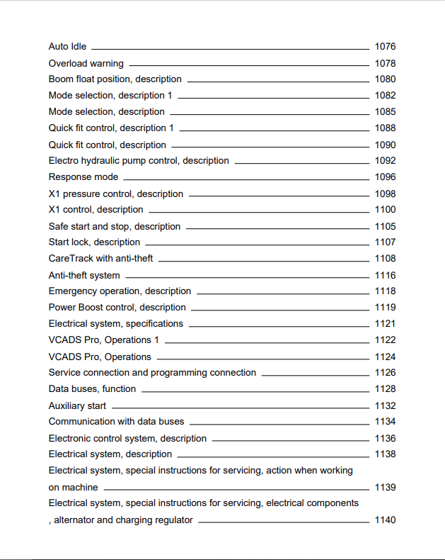 Volvo EC220D LR Excavator Workshop Service Repair Manual - PDF File