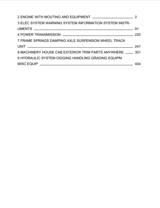 Volvo EC220E LHDS Excavator Parts Catalogue Manual Sn 230001 - PDF File