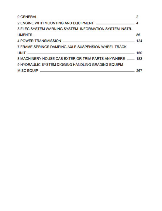 Volvo EC240 LC Excavator (EXC) Parts Catalogue Manual - PDF File