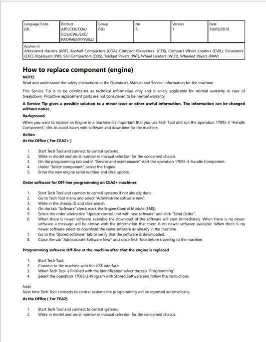 Volvo EC27C Articulated Hauler Service Repair Manual- PDF File