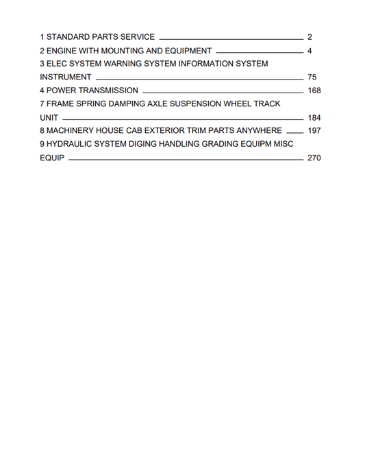 Volvo EC27D Compactor Excavator Parts Catalogue Manual Sn 27001 - PDF File