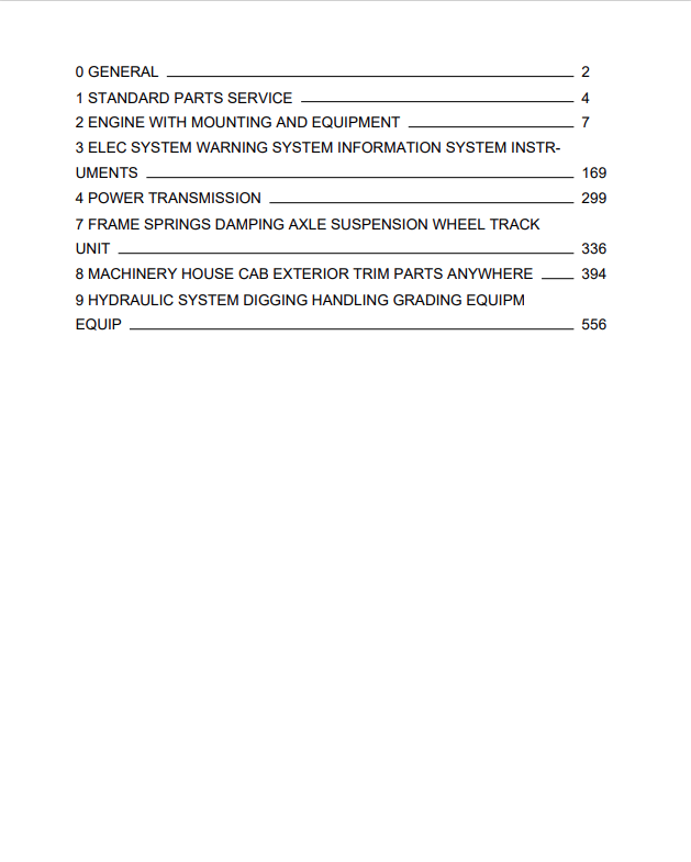 Volvo EC290B LC Excavator (EXC) Parts Catalogue Manual - PDF File