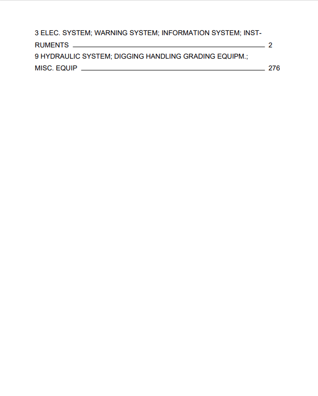 Volvo EC290 Excavator Electrical And Hydraulic Schematic Manual - PDF File
