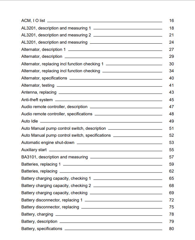 Volvo EC300D L Excavator Electrical And Hydraulic Schematic Manual - PDF File