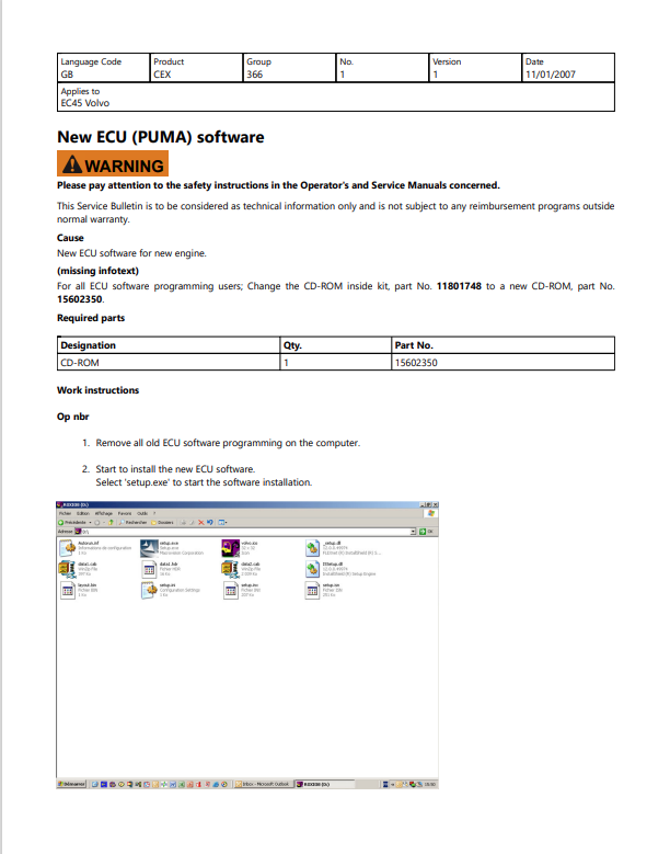 Volvo EC45 Compactor Excavator Service Repair Manual - PDF File