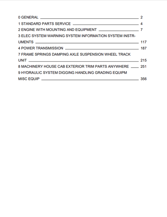 Volvo EC460B LC Excavator Parts Catalogue Manual Sn 10001-11514 - PDF File