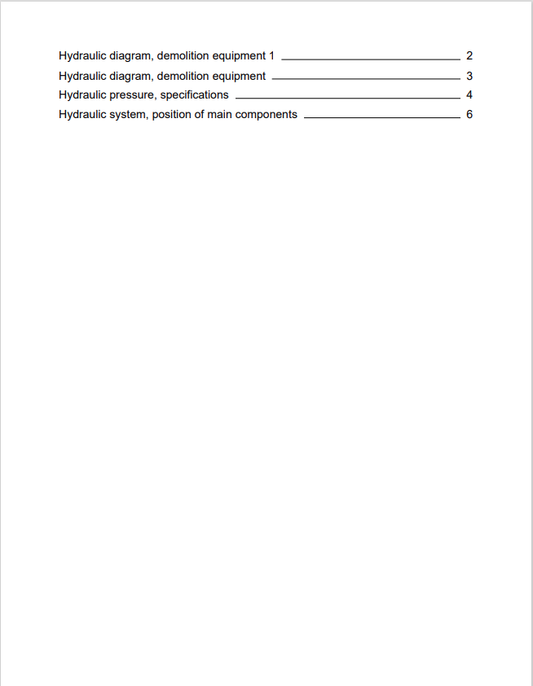 Volvo EC480D HR Excavator Electrical And Hydraulic Schematic Manual - PDF File