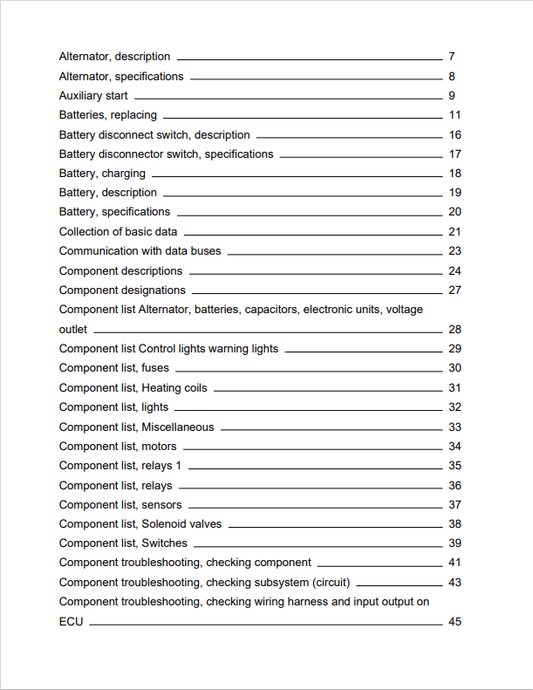 Volvo EC60C Compactor Excavator Electrical And Hydraulic Schematic Manual - PDF File