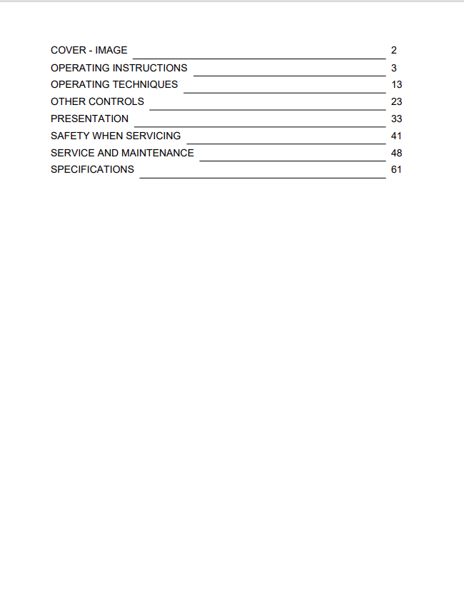 Volvo EW140B, EW140C Excavator Operator Manual - PDF File