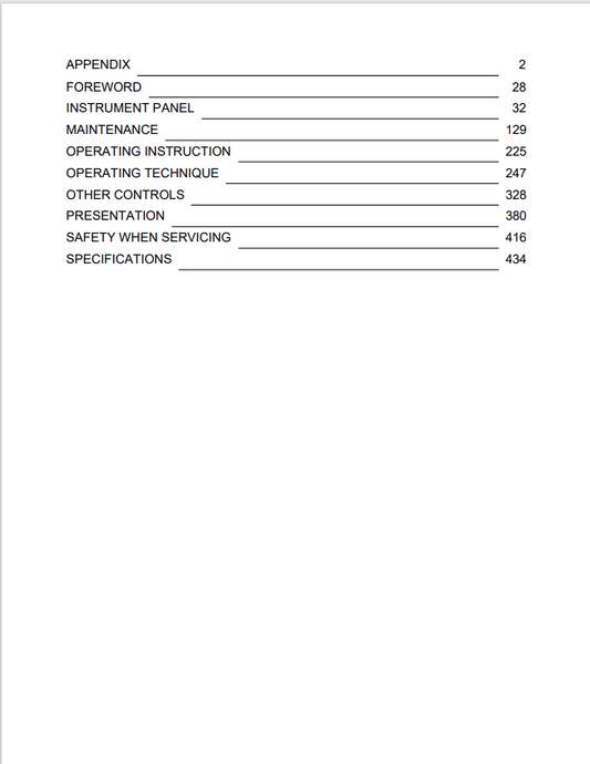 Volvo EW70, EW60E Compactor Excavator CEX Operator Manual - PDF File