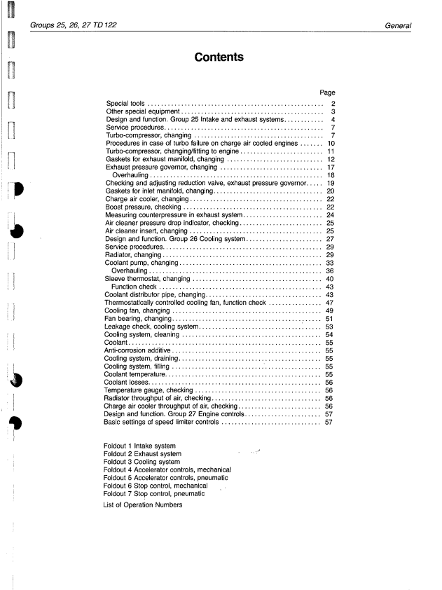 Volvo Engine TD122 Service Manual - PDF File
