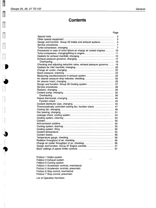 Volvo Engine TD122 Service Manual - PDF File