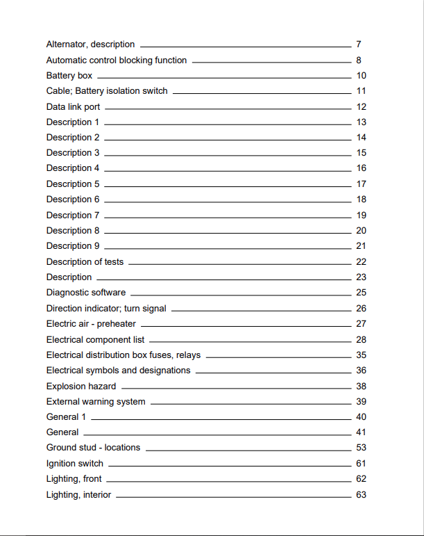 Volvo G740B Motor Grader Electrical And Hydraulic Schematic Manual - PDF File