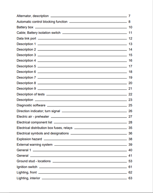 Volvo G740B Motor Grader Electrical And Hydraulic Schematic Manual - PDF File