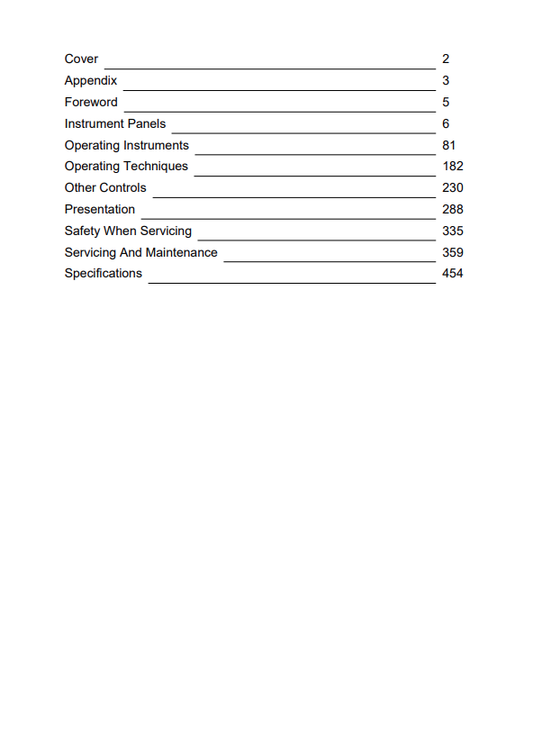 Volvo G930B Motor Grader Operator Manual - PDF File