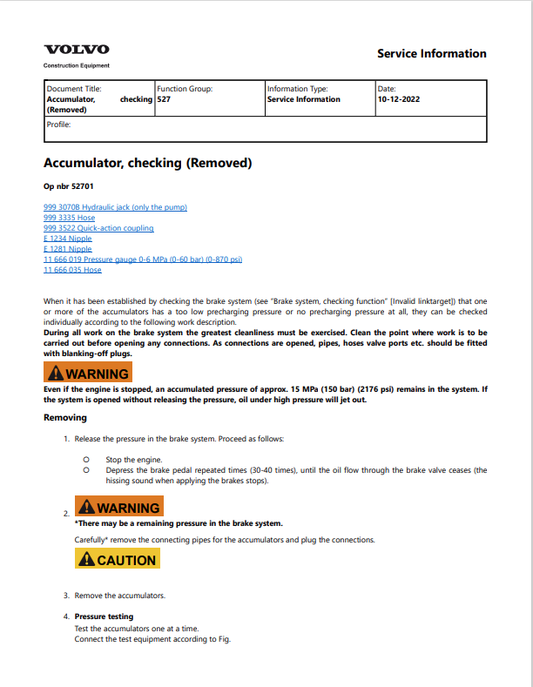 Volvo L120B BM Wheel Loader Service Repair Manual - PDF File