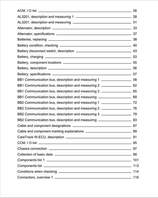 Volvo L120H Wheel Loader Electrical And Hydraulic Schematic Manual - PDF File