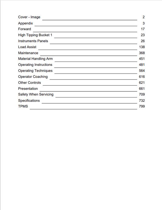 Volvo L120H Wheel Loader Operator Manual - PDF File