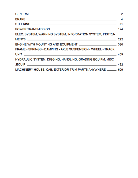 Volvo L120 BM Wheel Loader Parts Catalogue Manual - PDF File