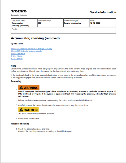 Volvo L180D HL Wheel Loader Service Repair Manual - PDF File