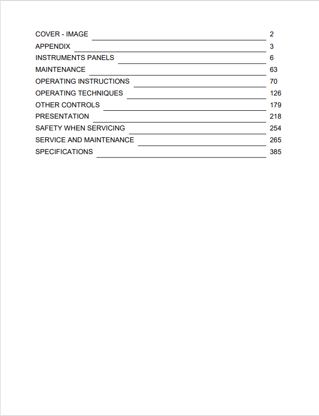 Volvo L220E, L220F Wheel Loader Operator Manual - PDF File