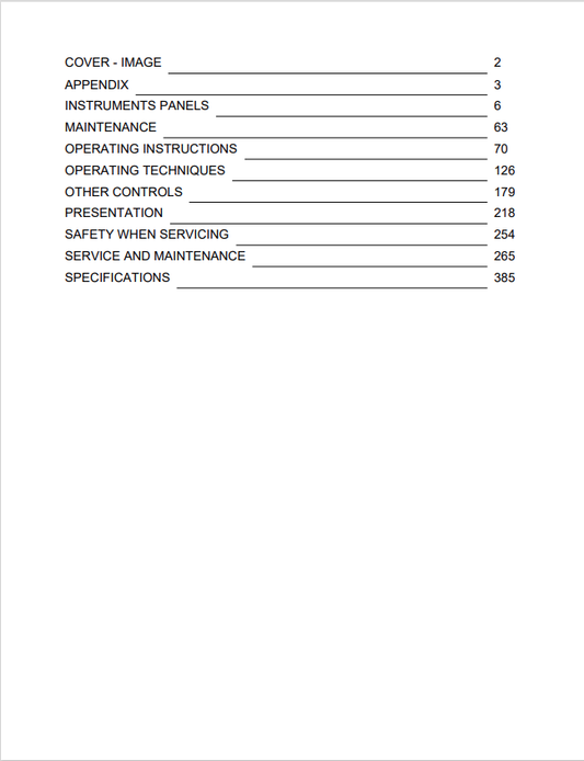 Volvo L220E, L220F Wheel Loader Operator Manual - PDF File