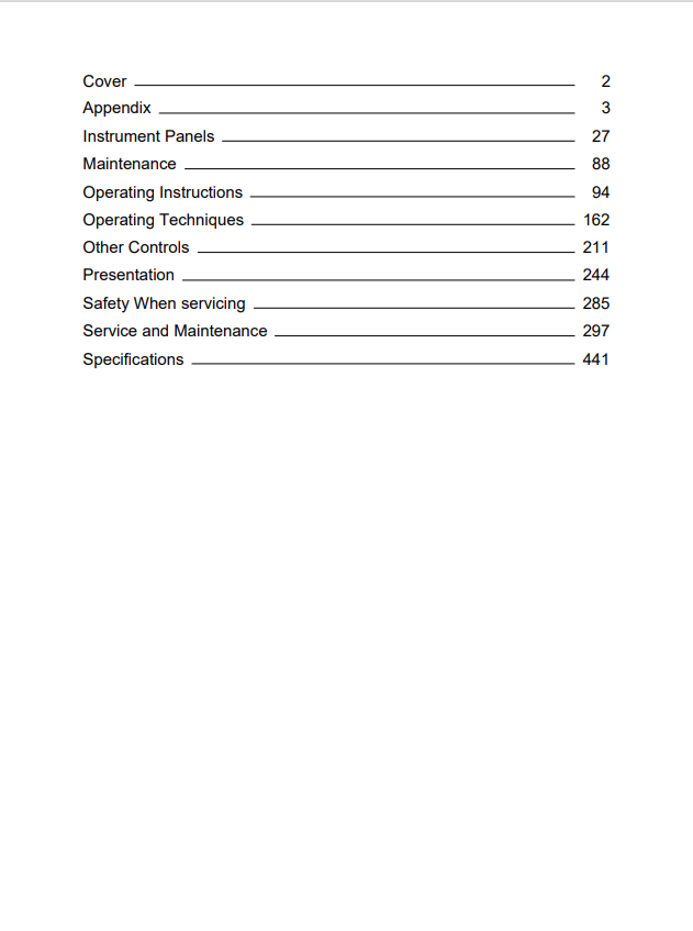 Volvo L220G Wheel Loader Operator Manual - PDF File