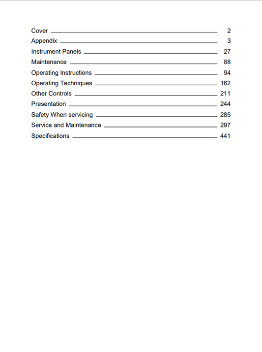 Volvo L220G Wheel Loader Operator Manual - PDF File