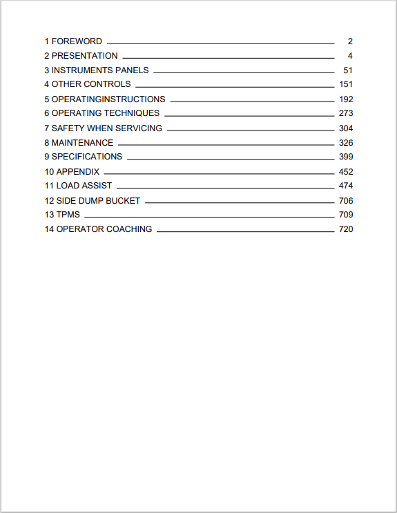 Volvo L250H Wheel Loader Operator Manual - PDF File