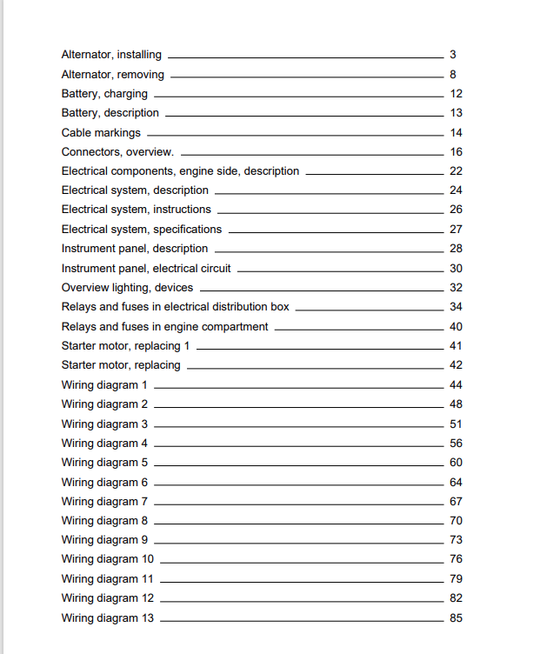 Volvo L25B Compact Wheel Loader Electrical And Hydraulic Schematic Manual - PDF File