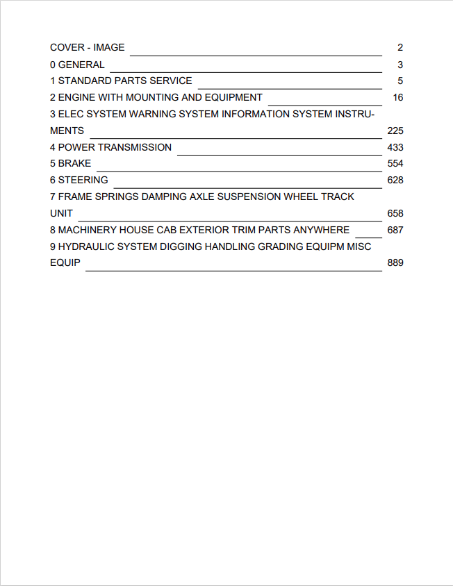 Volvo L30G Wheel Loader Parts Catalogue Manual - PDF File