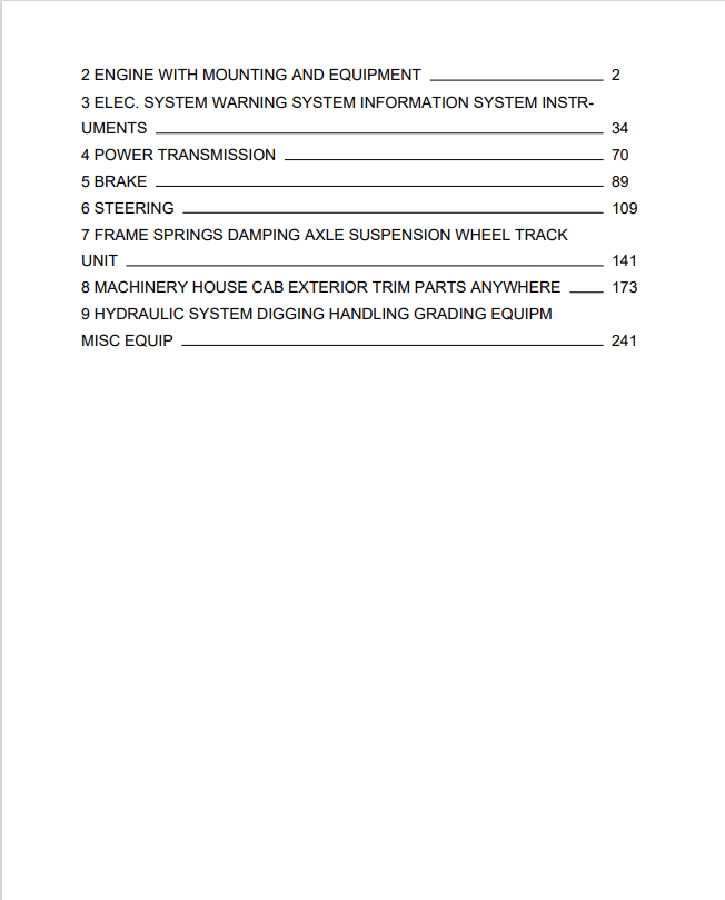 Volvo L45H Compact Wheel Loader Parts Catalogue Manual Sn 4120011-422011 - PDF File