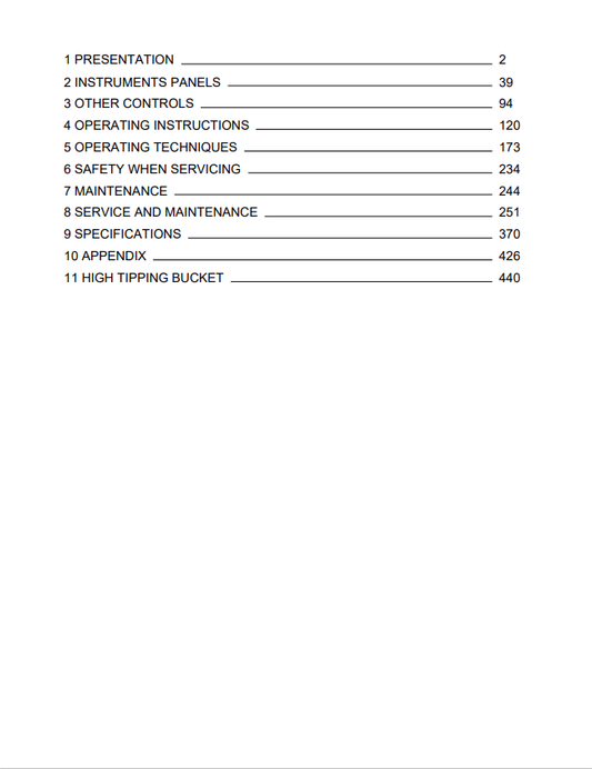 Volvo L60F Wheel Loader Operator Manual - PDF File