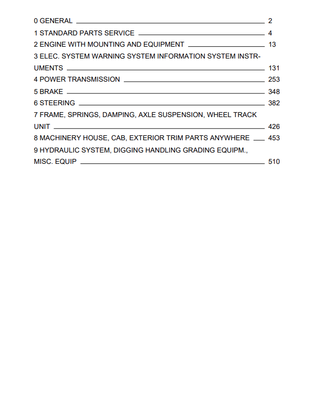 Volvo L60F Wheel Loader Parts Catalogue Manual Sn 61401-70601 - PDF File
