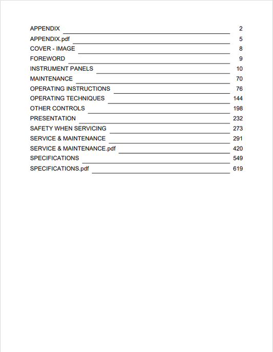 Volvo L70G, L70E Wheel Loader Operator Manual - PDF File