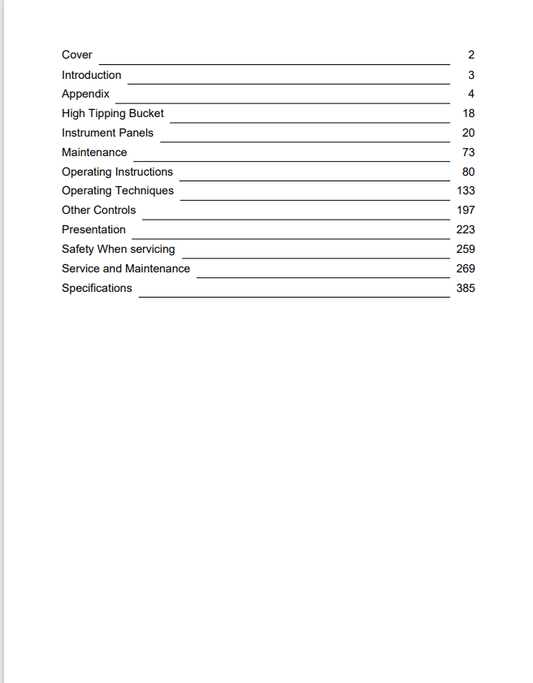 Volvo L90C, L90F BM Wheel Loader Operator Manual - PDF File