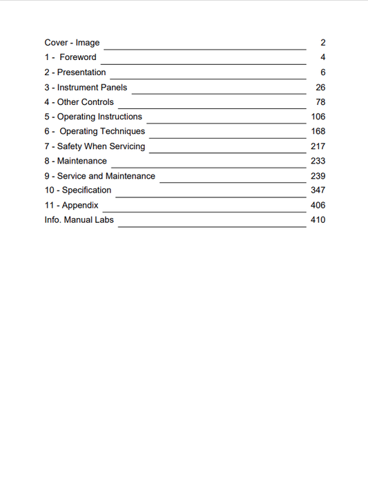 Volvo L90G Wheel Loader Operator Manual - PDF File