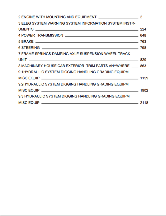 Volvo L90H Wheel Loader Parts Catalogue Manual - PDF File