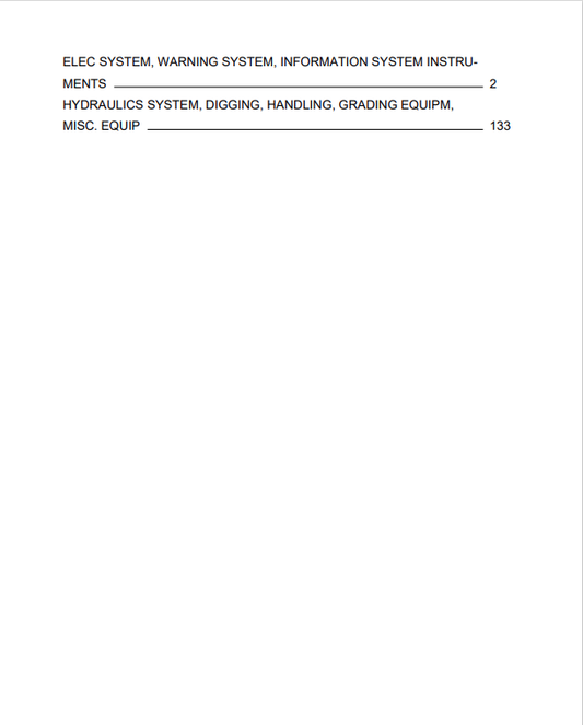 Volvo MC110 Skid Steer Loader Electrical And Hydraulic Schematic Manual - PDF File